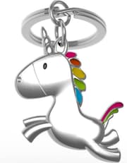 Metalmorphose Rainbow Unicorn Keychain product image
