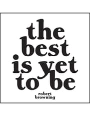 Quotable Magnets The best is yet to be product image