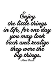 Quotable Magnets - "Enjoy the little things" product image
