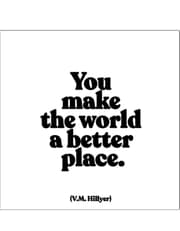 Quotable Magnets - "You make the world a better place" product image