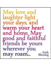 Quotable Magnets - "May love and laughter light your days" product image
