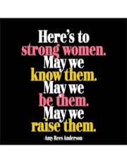Quotable Magnets Here's to strong women… product image