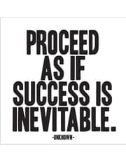 Quotable Magnets - "Proceed as if success is inevitable" product image
