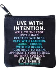 Quotable Mini Pouch Live with intention… product image