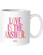 Quotable Mugs Love is the answer product image
