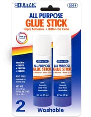 Bazic Premium Large Glue Stick 2/Pack product image
