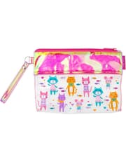 Stephen Joseph Clear Pouch Cat product image