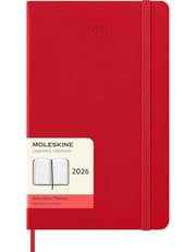 Moleskine Daily Planner 2026 12 Month Daily Diary Hardcover Large Red product image
