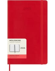 Moleskine Daily Planner 2026 12 Months Daily Planner Softcover Large Red product image
