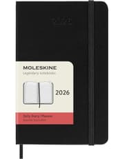 Moleskine Classic 12 Month 2026 Daily Planner Hardcover Pocket Black product image
