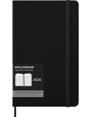 Moleskine PRO 12 Month 2026 Weekly Vertical Planner Hardcover Large Black product image