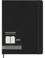 Moleskine PRO 12 Month 2026 Weekly Vertical Planner Hardcover XL Black product image
