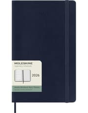 Moleskine Weekly Planner 2026 12 Months Weekly Planner Softcover Large Blue product image