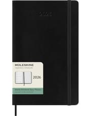 Moleskine Weekly Planner 2026 12 Months Weekly Planner Softcover Large Black product image