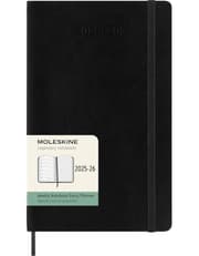 Moleskine Classic 18 Month 2025-2026 Weekly Planner Softcover Large Black product image