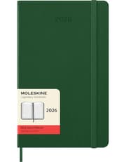 Moleskine Daily Planner 2026 12 Month Daily Diary Hardcover Large Green product image