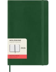 Moleskine Daily Planner 2026 12 Month Daily Planner Softcover Large Green product image