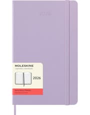 Moleskine Daily Planner 2026 12 Month Daily Diary Hardcover Large Lilac product image