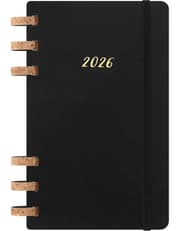 Moleskine Life Planner 2026 Spiral 12 Month Weekly and Monthly Planner Softcover Large Black product image