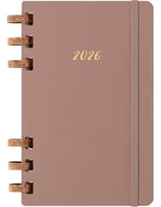 Moleskine Life Planner 2026 Spiral 12 Month Weekly and Monthly Planner Hardcover Large Beige product image