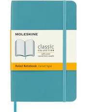 Moleskine Pocket Ruled Softcover Notebook Reef Blue product image
