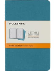 Moleskine Pocket Softcover Cahier Journal Ruled Brisk Blue product image