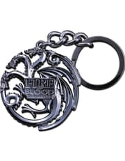 Targaryen Sigil Keychain Gun Metal product image