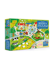 Usborne Book and Jigsaw On the Farm product image