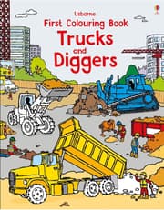 First Colouring Book Trucks And Diggers product image