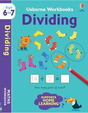 Usborne Workbooks Dividing 6-7 product image