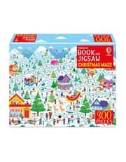 Usborne Book and Jigsaw Christmas Maze product image