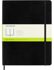 Moleskine Softcover Plain XL Notebook Black product image