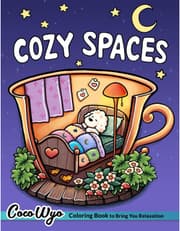 Cozy Spaces: Coloring Book for Adults and Teens product image
