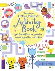 Little Children's Activity Book spot-the-difference, puzzles, drawings & other activities product image