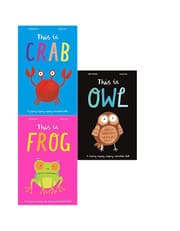 Jacqi Lee 3 Books Collection Set (This Is Crab, This Is Frog And This Is Owl) Ages 0-5 product image