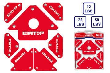 EMTOP 7-Piece Magnetic Welding Holder Set