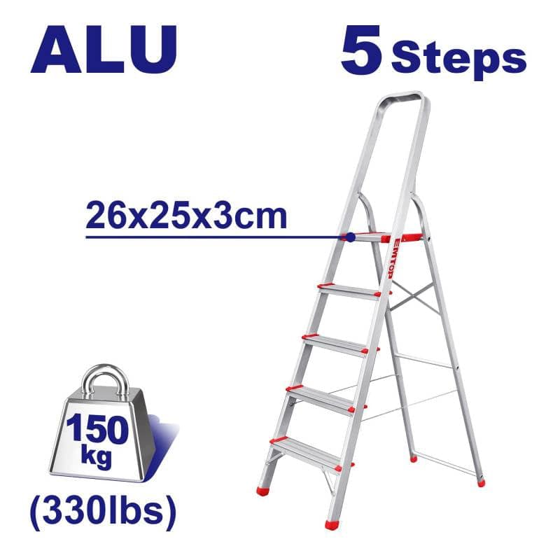 EMTOP ELAD1051 5-Step Aluminum Ladder