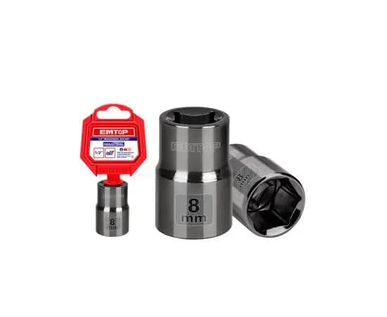EMTOP ESCT12081 1/2 Inch – 8mm Hex Socket