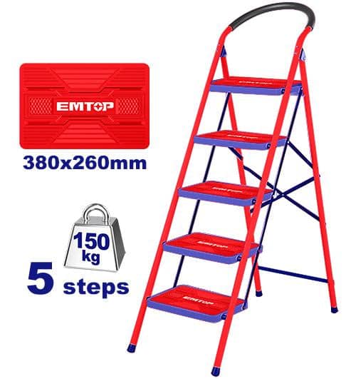 EMTOP ESLR1051 5-Step Wide Iron Ladder
