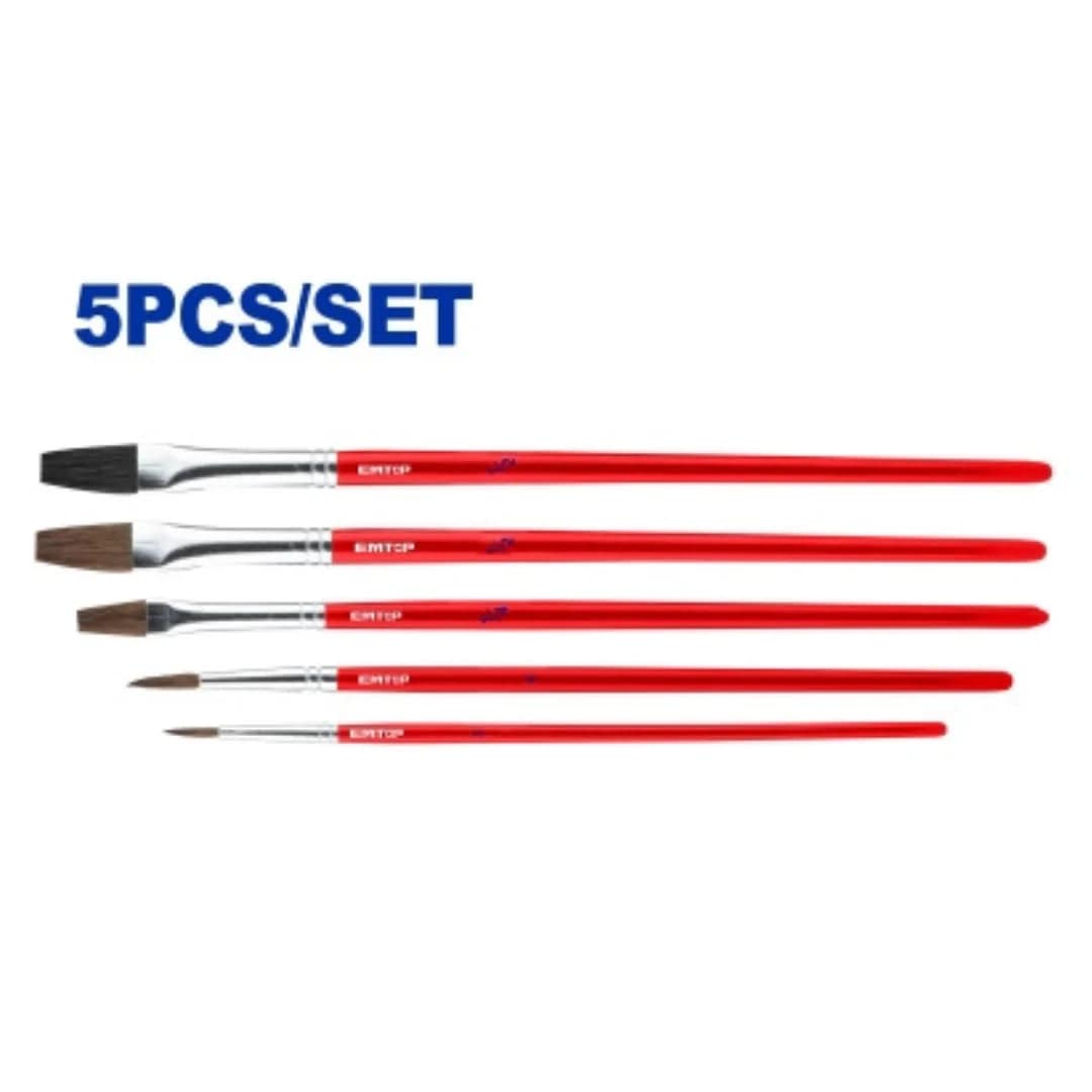 EMTOP EMXA1K05 Painting Brush Set – 5 Pieces