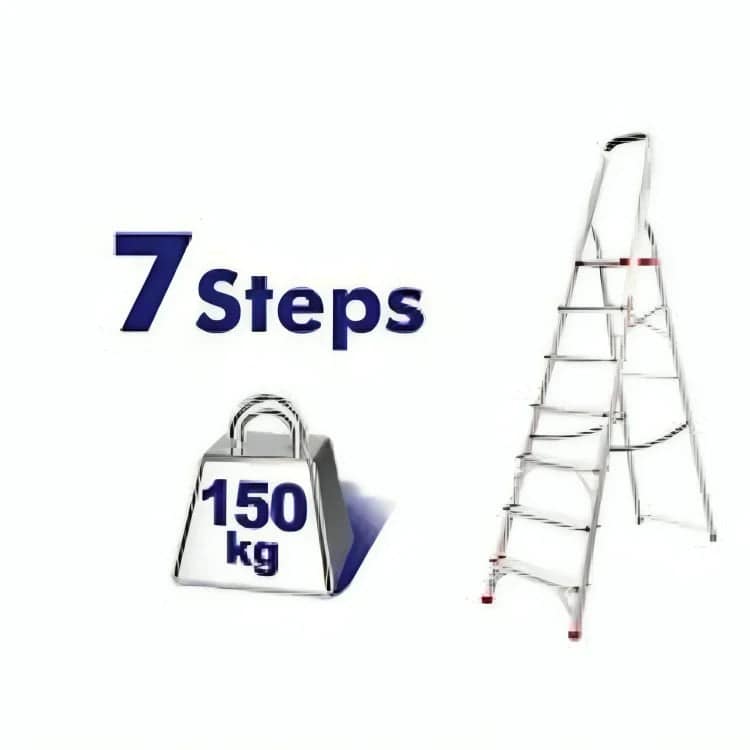 EMTOP ELAD1071 7-Step Aluminum Ladder