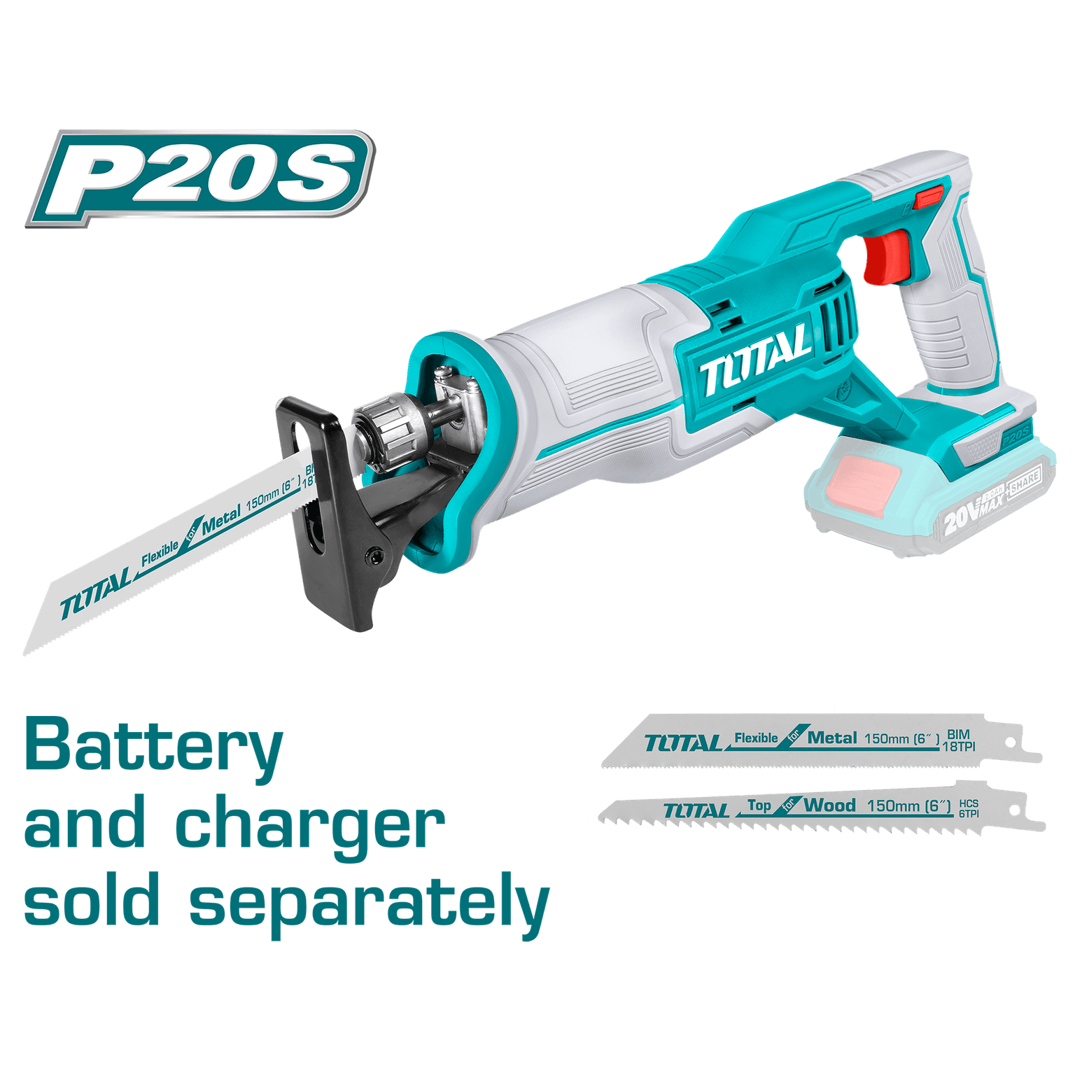 Total TRSLI1152 Cordless Reciprocating Saw
