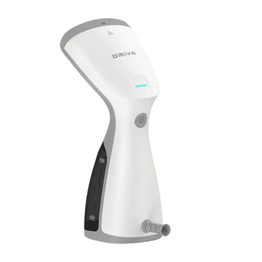 Geepas GGS25018 Handheld Garment Steamer 1000W - 140ml Water Tank, Rapid Heating, and Travel-Friendly Design