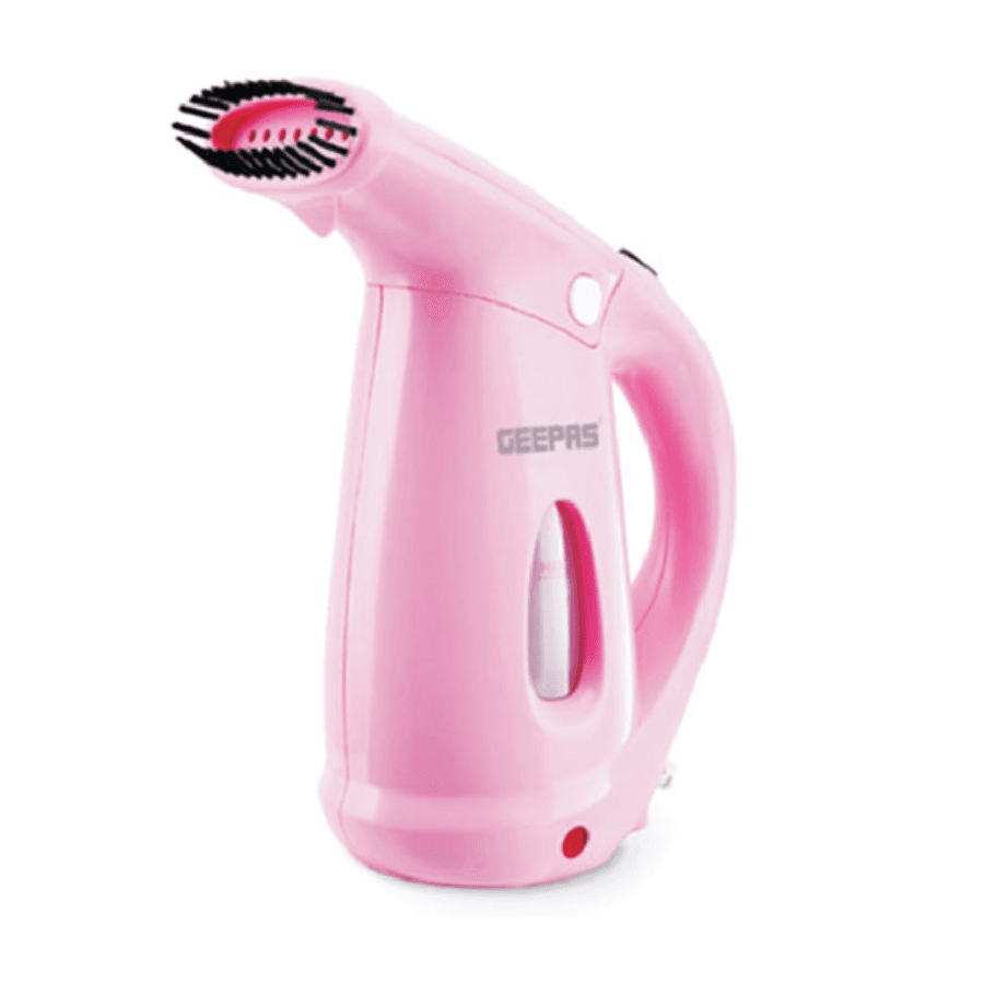 Geepas GGS9693 Professional Garment Steamer 1500-1800W - 1.5L Water Tank, 45s Rapid Heat-up, and Dual Telescopic Poles