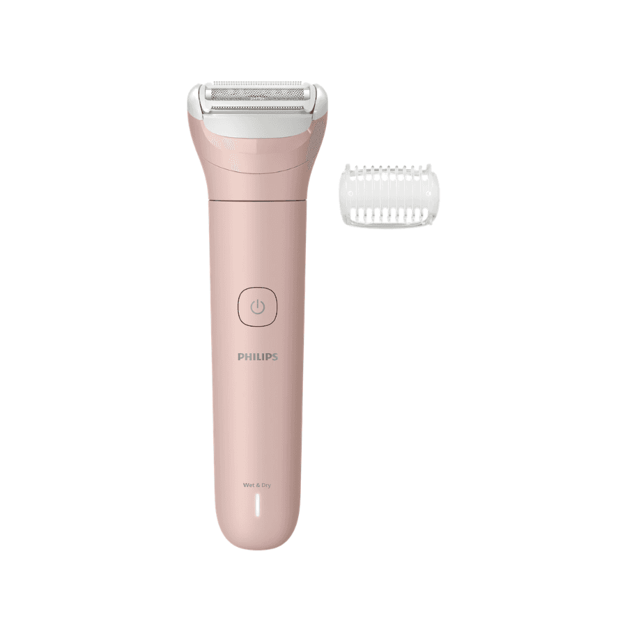 Philips Lady Shaver Series 6000 - Cordless Wet & Dry Electric Shaver, Gentle Shave with 3 Accessories