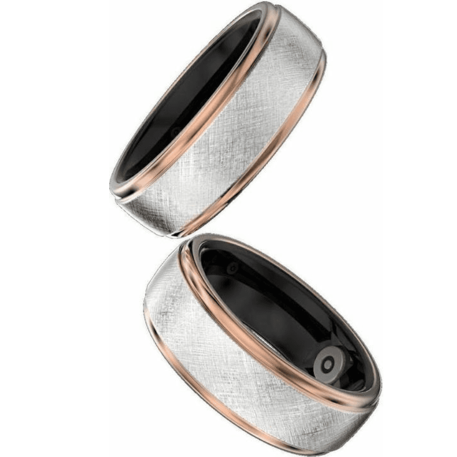 HiFuture Future Ring2 Smart Ring - Premium Titanium AI-Powered Health & Fitness Tracker with 10ATM Water Resistance - Available in Sizes 7, 8 & 10