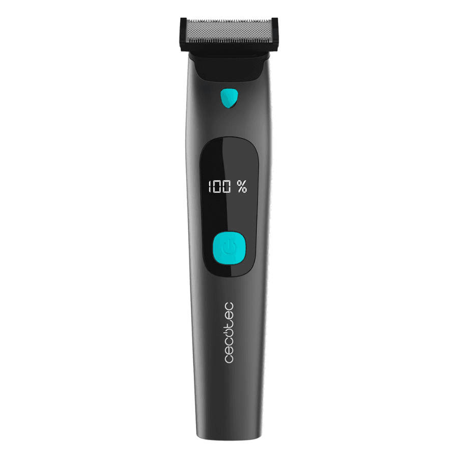 Cecotec PrecisionCare OneShave Screen Electric Shaver and Body Trimmer IPX7 Waterproof Cordless Shaver with Digital Display and 3 Guide Combs