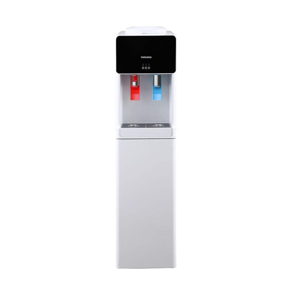 Tornado Water Dispenser with Hot and Cold Faucets - White