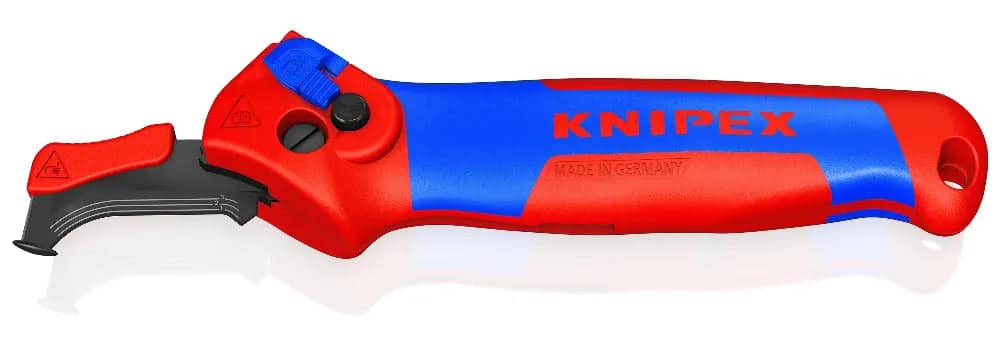 Knipex Stripping Knife with Guide Shoe and Ratchet Function 146mm | 16 50 145 SB