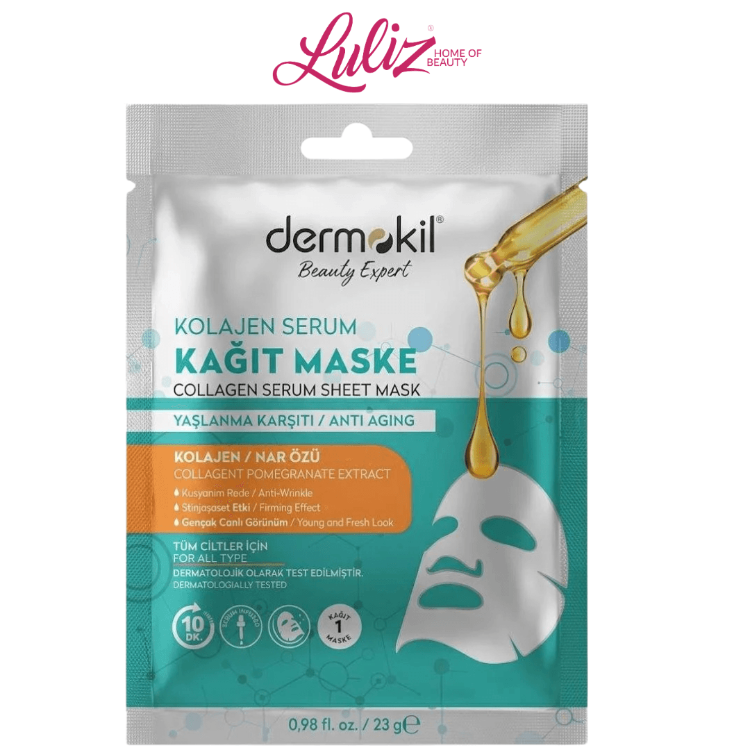 DERMOKIL - COLLAGEN SERUM SHEET MASK 23G
